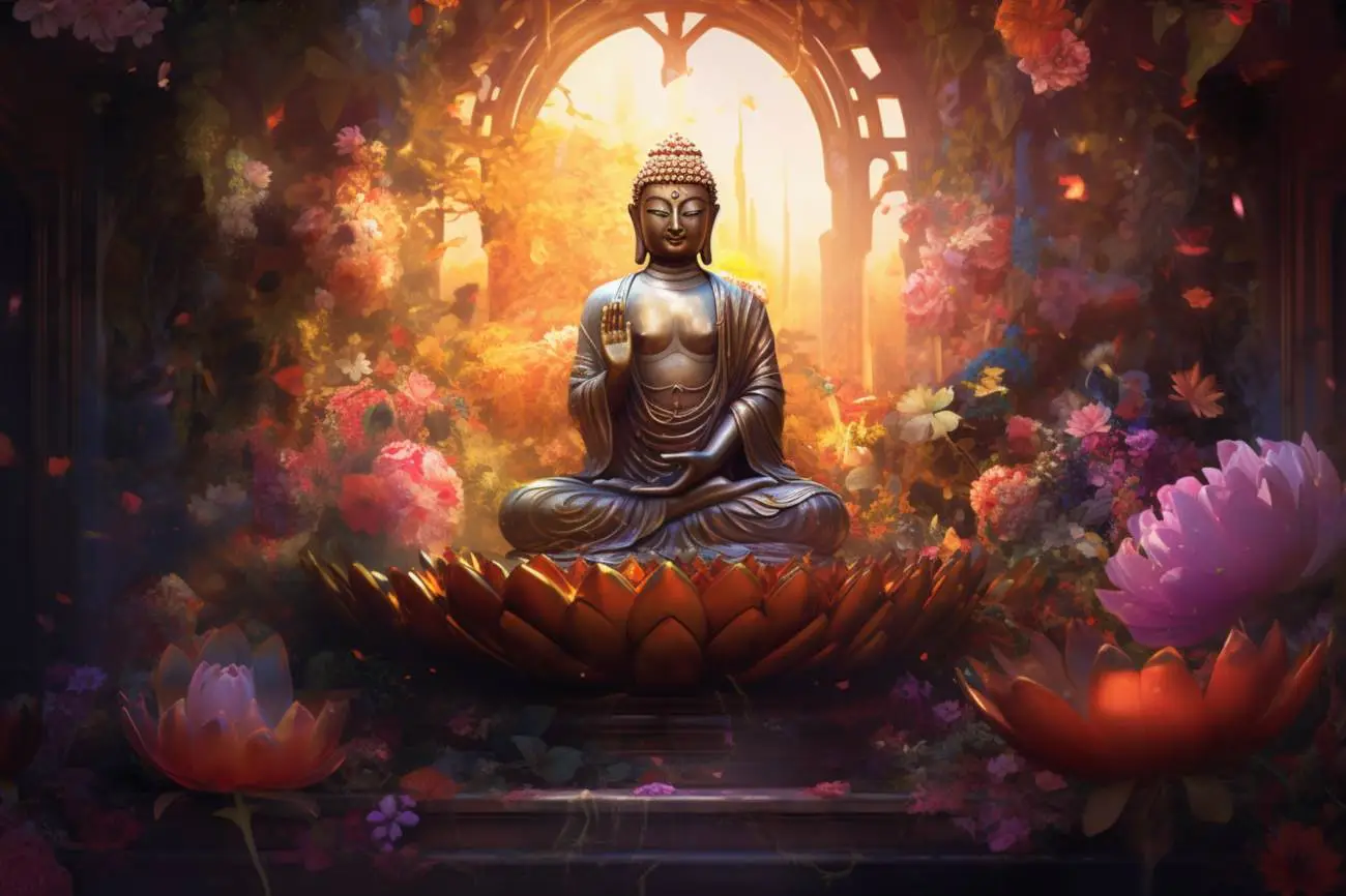 Gemalte buddha bilder: einzigartige kunstwerke