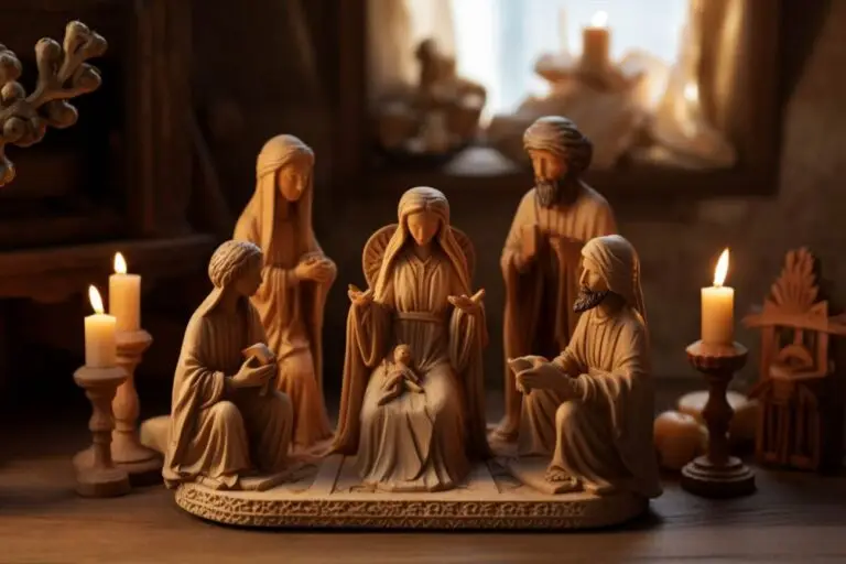 Heilige familie figuren: eine einführung in die welt der krippenfiguren