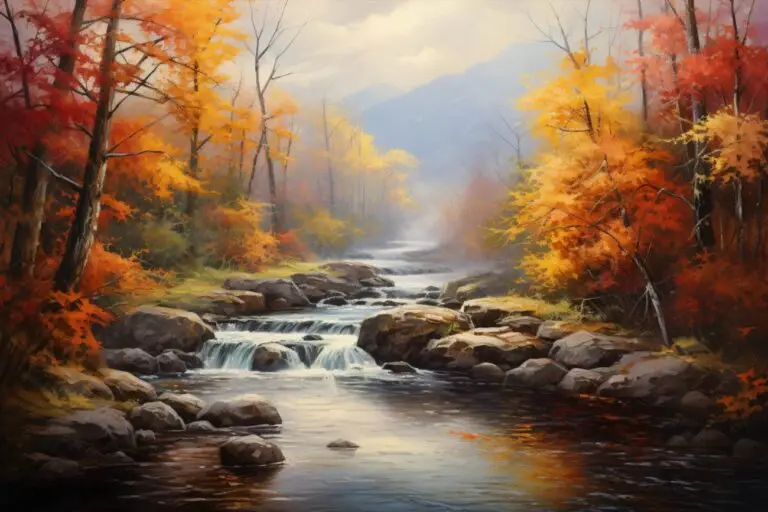 Herbst gemälde berühmter maler